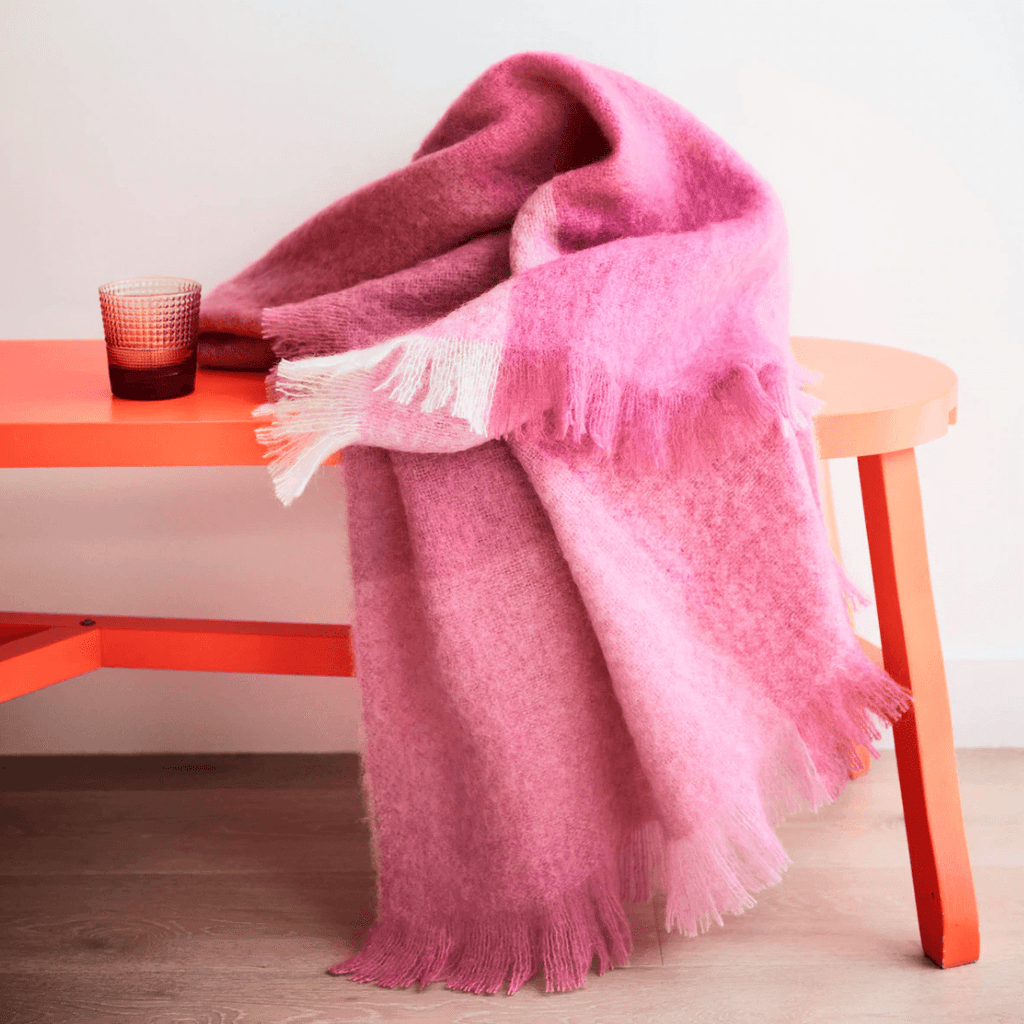 St Albans  Mohair Throw | Gracie available at Rose St Trading Co