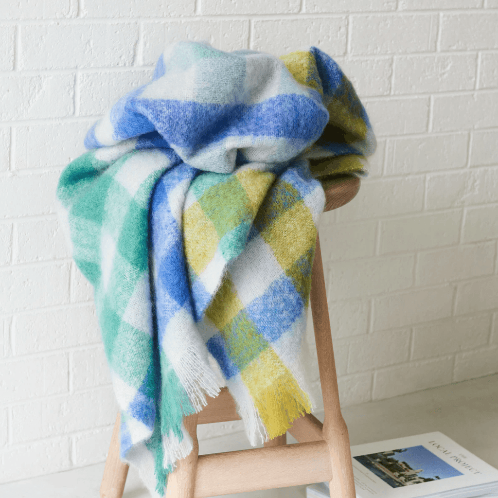 St Albans  Mohair Throw | Oxford available at Rose St Trading Co