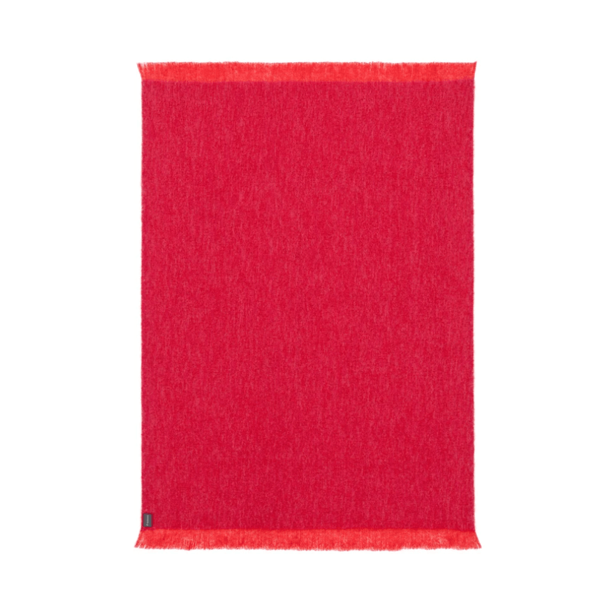 St Albans  Mohair Throw | Pomegranate available at Rose St Trading Co