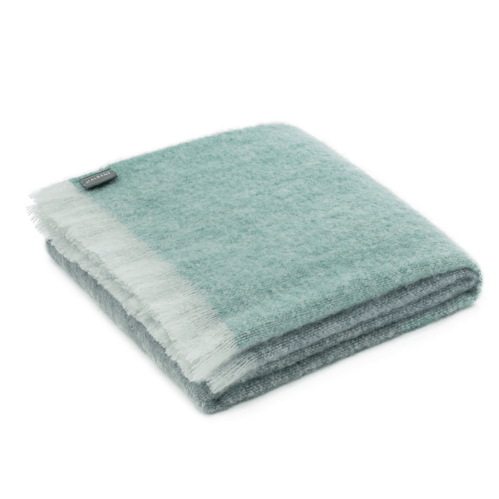 St Albans  Mohair Throw | Torquay available at Rose St Trading Co