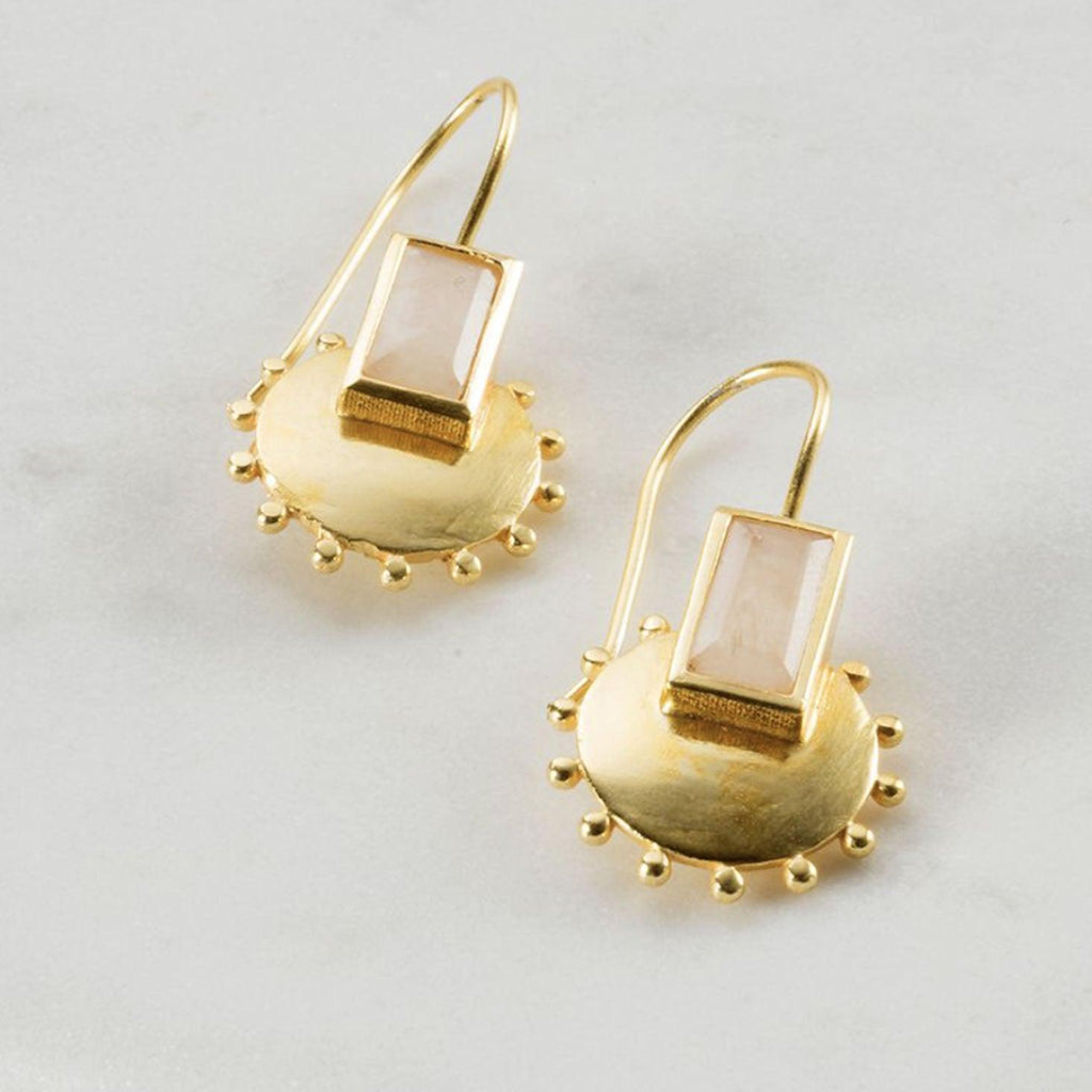 Zafino  Morgan Earring | Moonstone available at Rose St Trading Co