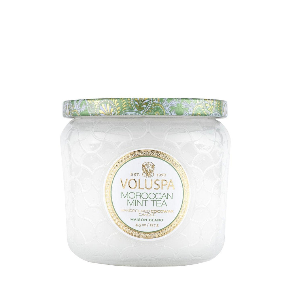 Voluspa  Moroccan Mint Tea Petite Jar Candle available at Rose St Trading Co