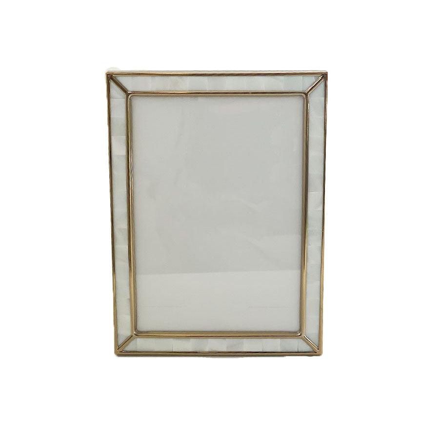 Flair  Mother of Pearl Frame Gold | 5 x7 available at Rose St Trading Co