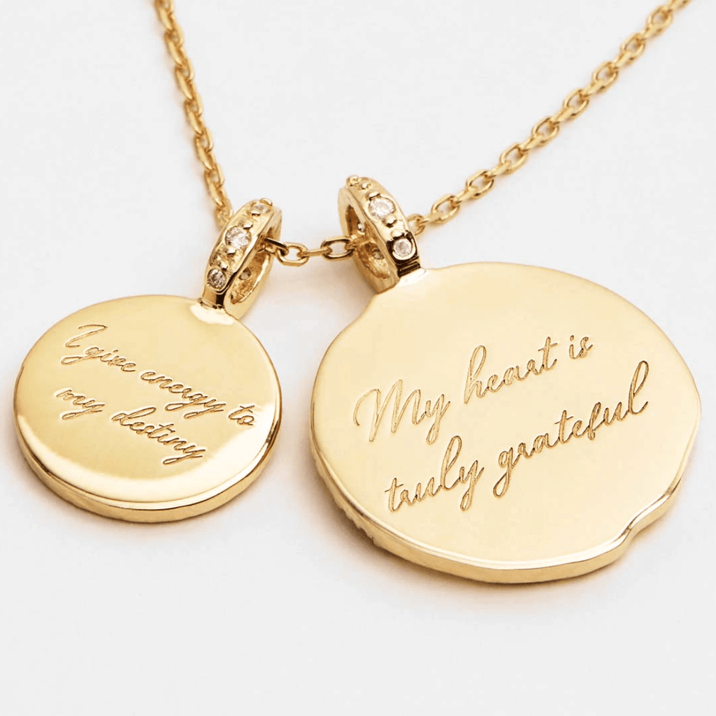 By Charlotte  My Heart Is Grateful Necklace | Gold available at Rose St Trading Co