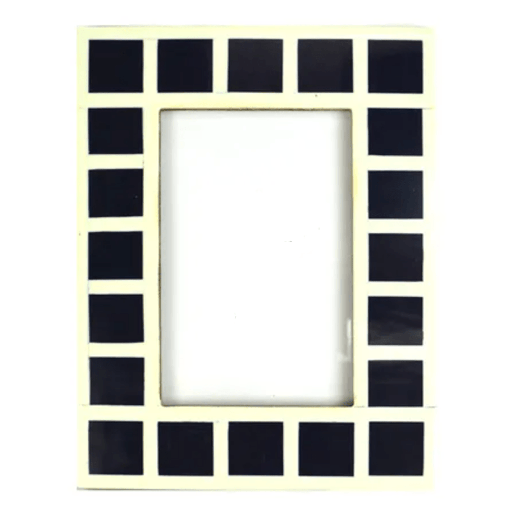 RSTC  Navy/Ivory Resin Frame | 4x6" available at Rose St Trading Co