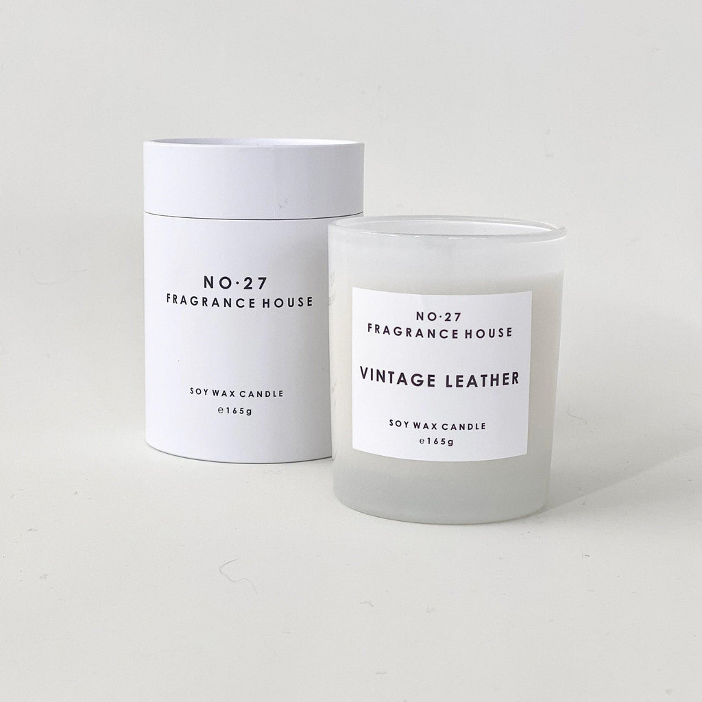 No 27  No 27 Candle | Vintage Leather available at Rose St Trading Co