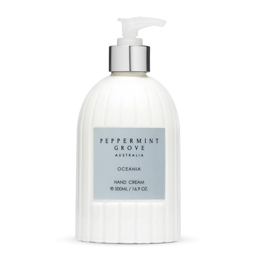 Peppermint Grove  Oceania | Hand Cream Pump available at Rose St Trading Co