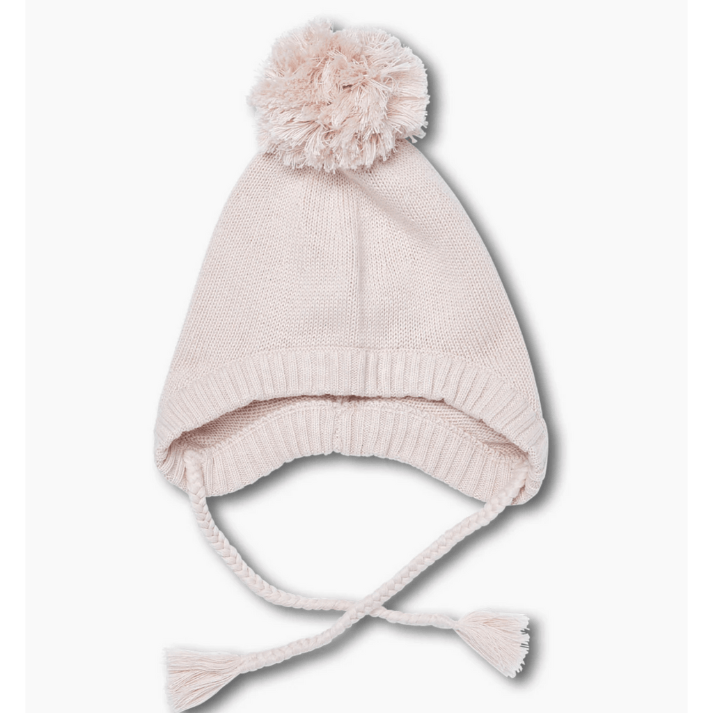 Walnut  Olive Beanie | Light Pink available at Rose St Trading Co