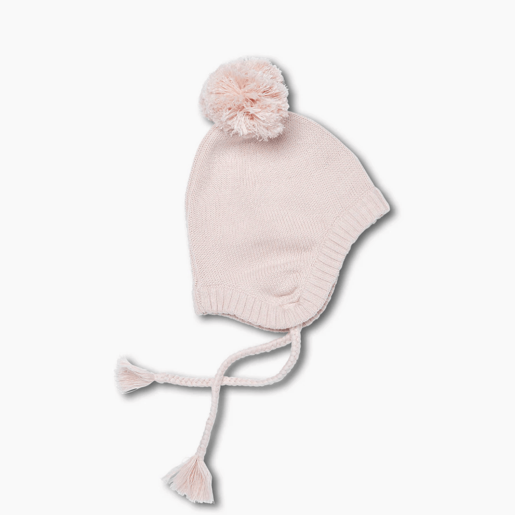 Walnut  Olive Beanie | Light Pink available at Rose St Trading Co