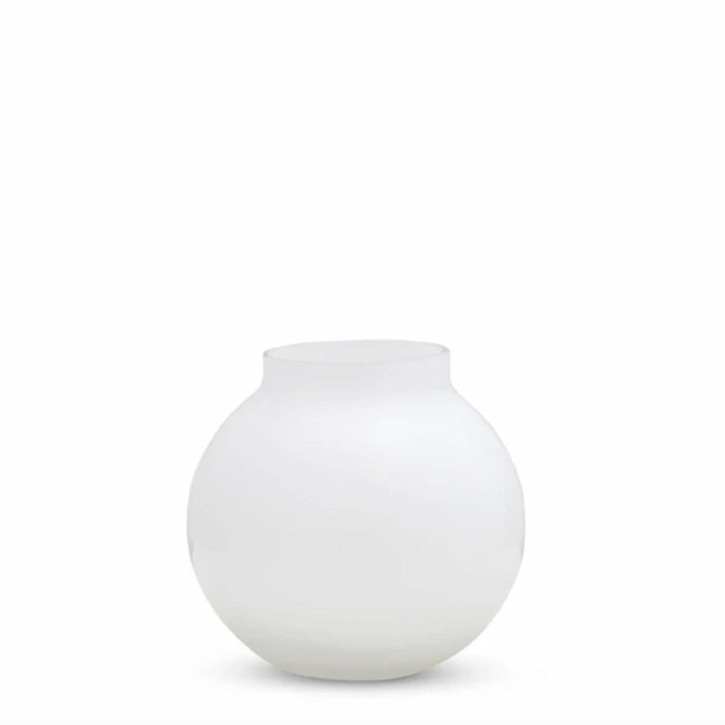 Marmoset Found  Opal Ball Vase White | Small available at Rose St Trading Co