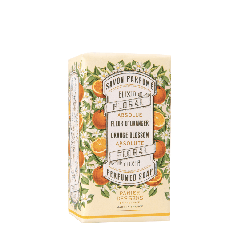 Panier de Sens  Orange Blossom Wrapped Soap available at Rose St Trading Co