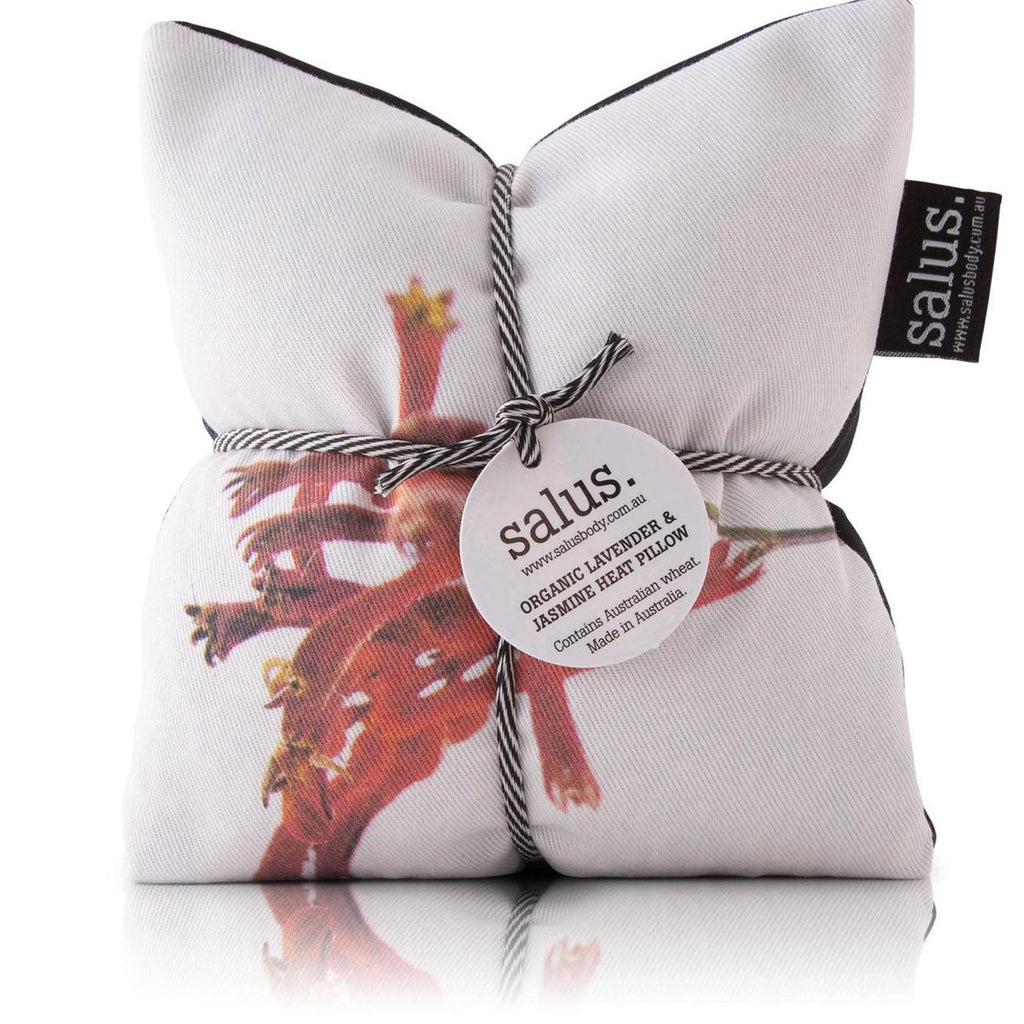 SALUS  Organic Lavender & Jasmine Heat Pillow | Coral available at Rose St Trading Co