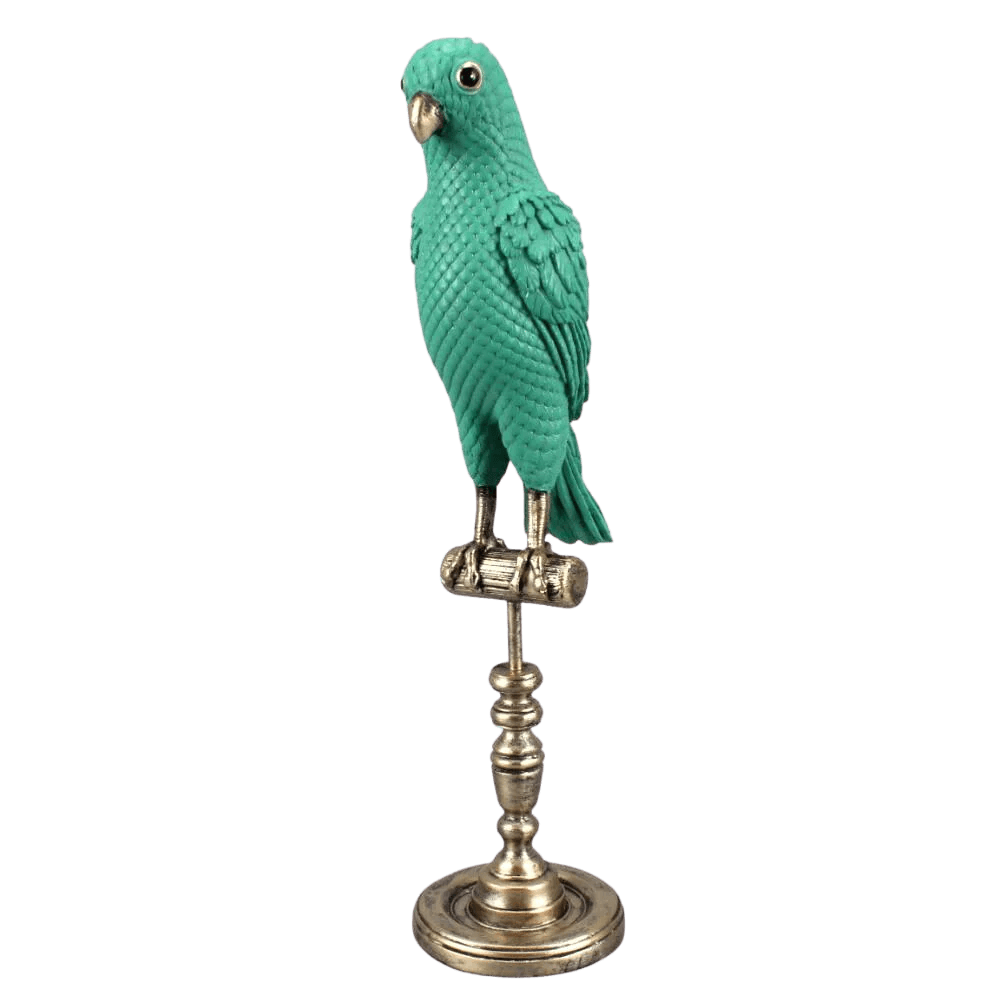 Shop Orn Emperor Parrot | Peacock/Gold by C.A.M. – Rose St Trading Co