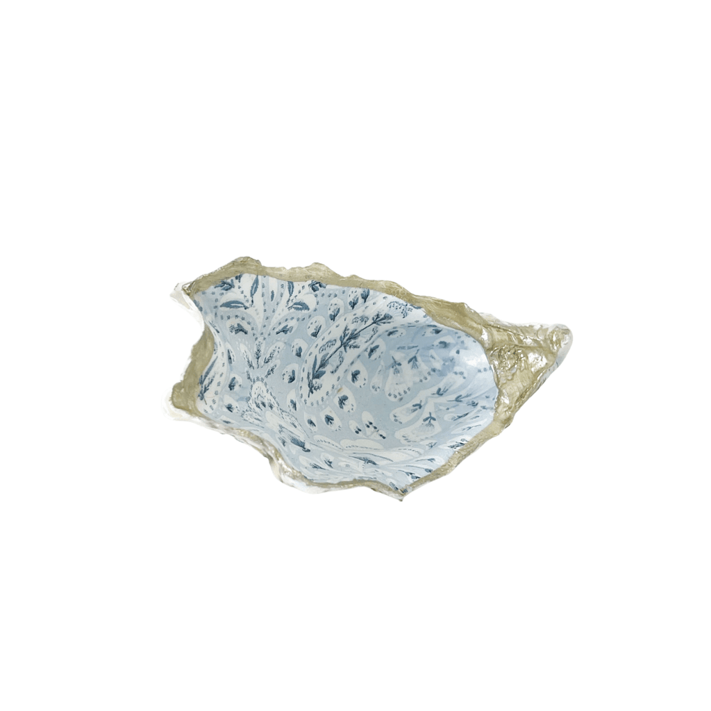 RSTC  Oyster Trinket Dish Pale Blue available at Rose St Trading Co