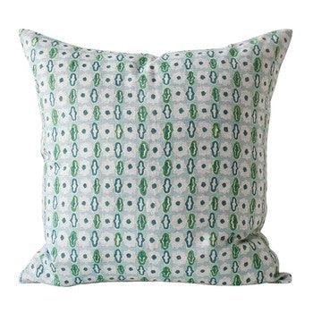 Walter G  Pahari Emerald Linen Cushion available at Rose St Trading Co