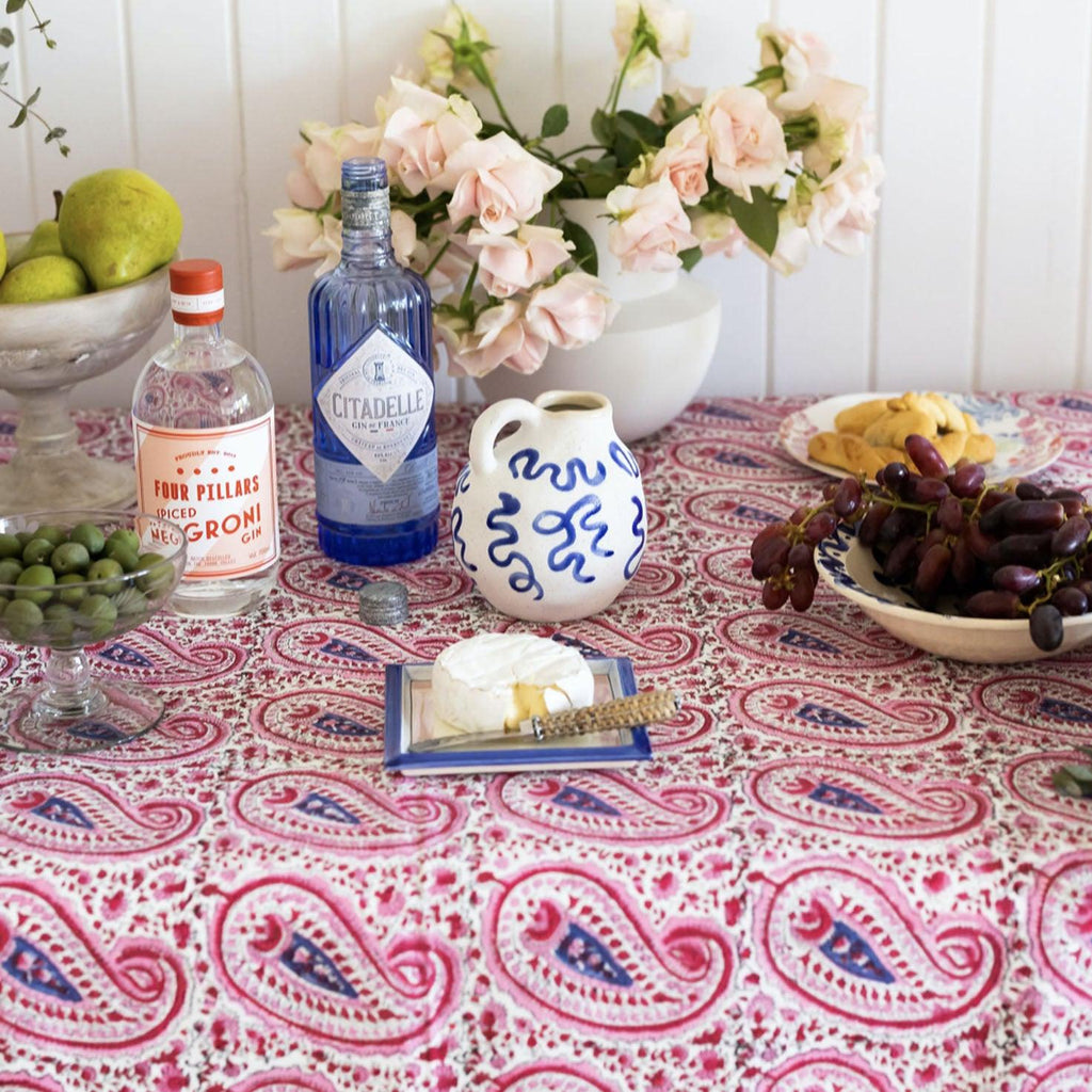 RSTC  Paisley Table Cloth | 1.5m x 3.2m available at Rose St Trading Co