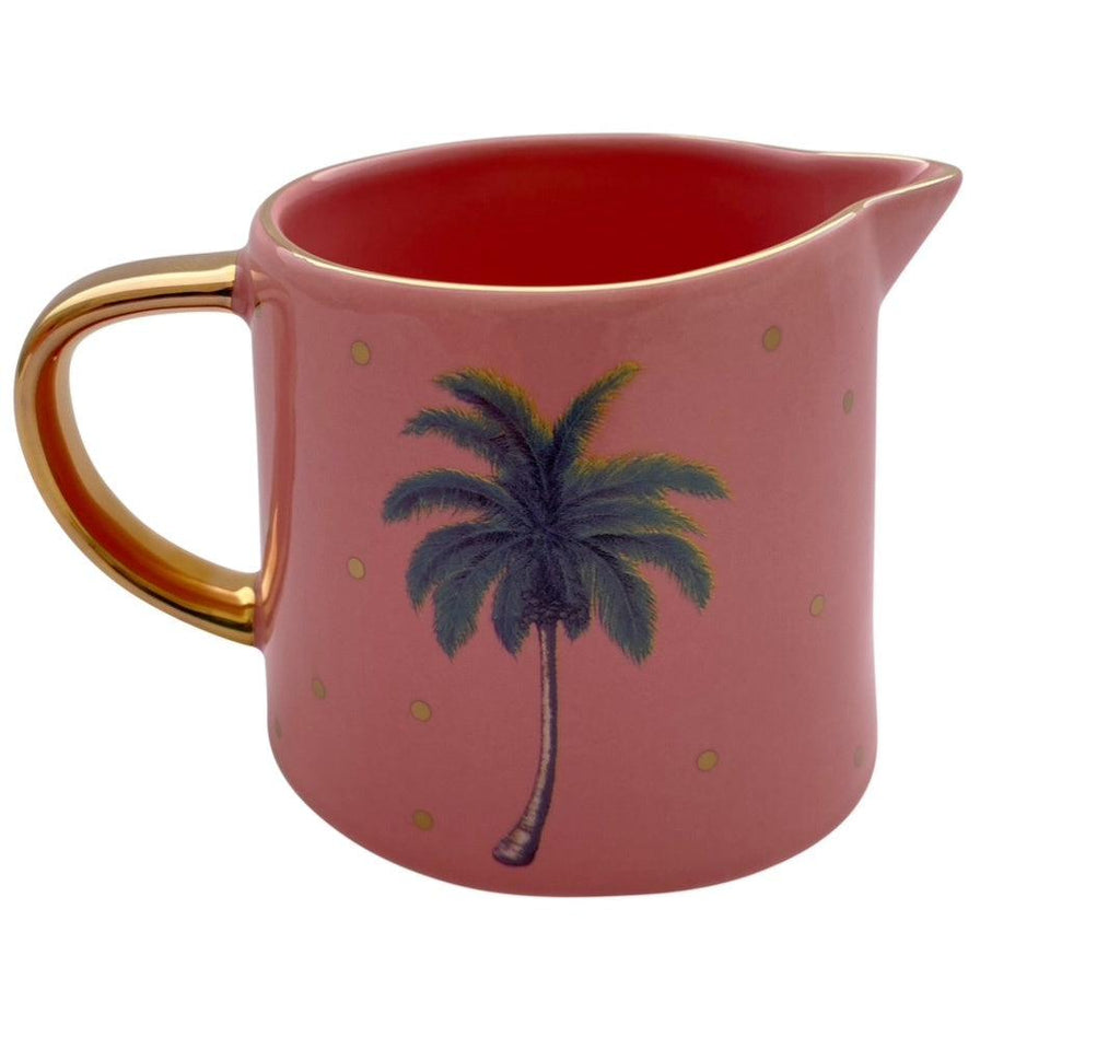 Carla Dinnage  Palm Mini Jug | Pale Pink available at Rose St Trading Co