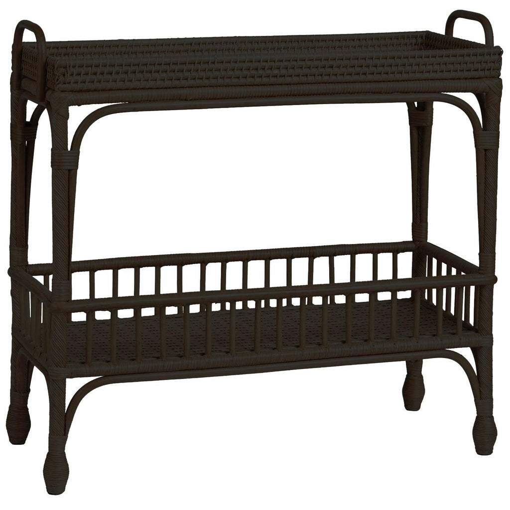 Canvas + Sasson  Palm Springs Bar Cart- Black available at Rose St Trading Co