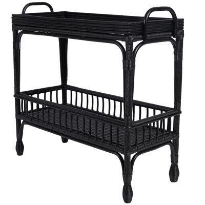 Canvas + Sasson  Palm Springs Bar Cart- Black available at Rose St Trading Co