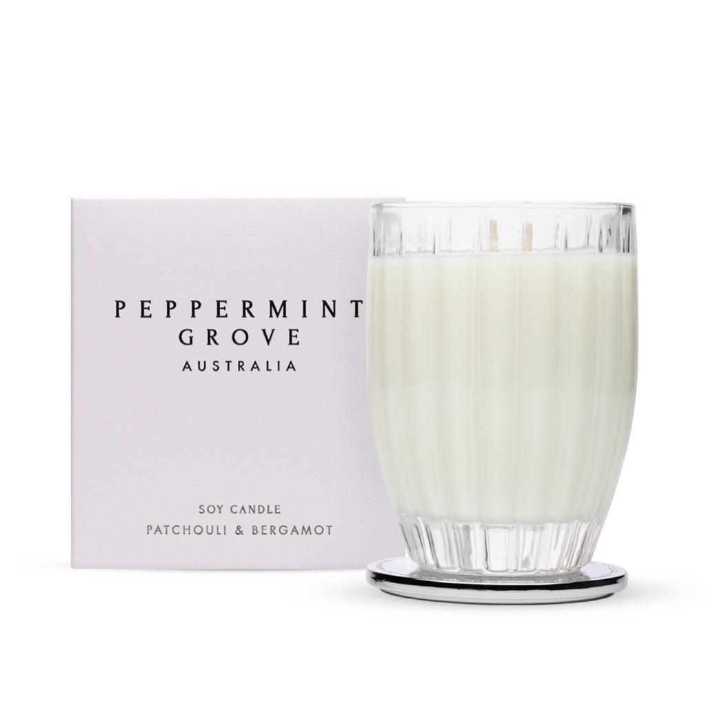 Peppermint Grove  Patchouli + Bergamot | Standard Candle available at Rose St Trading Co