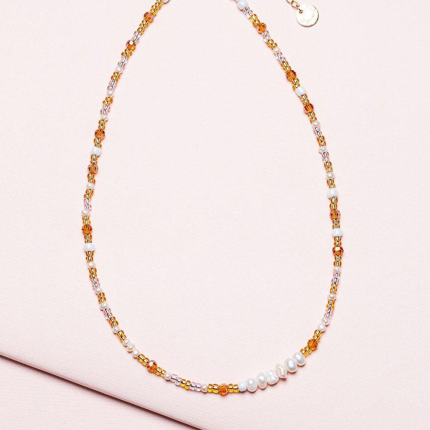 Zafino  Pearl Necklace - Amber available at Rose St Trading Co