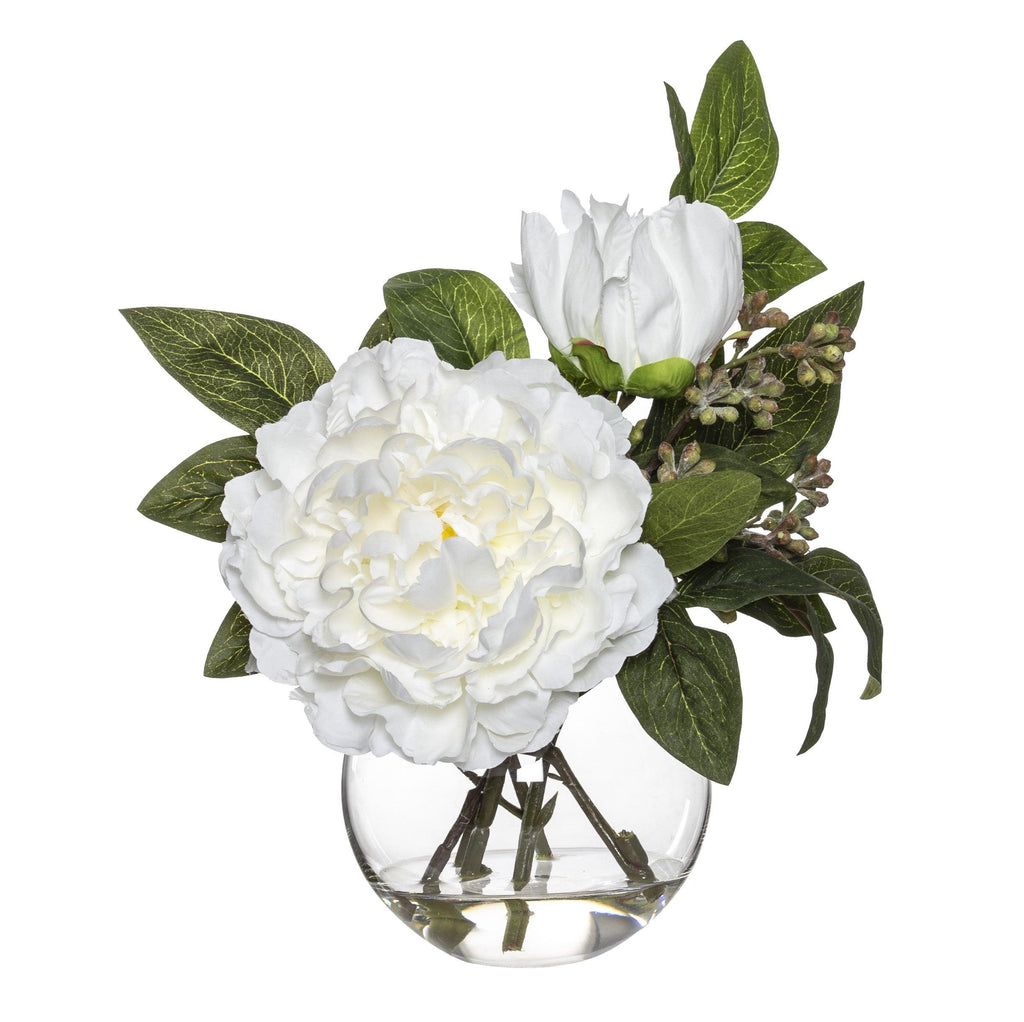 albi  Peony Mix Sphere Vase - 28cm available at Rose St Trading Co