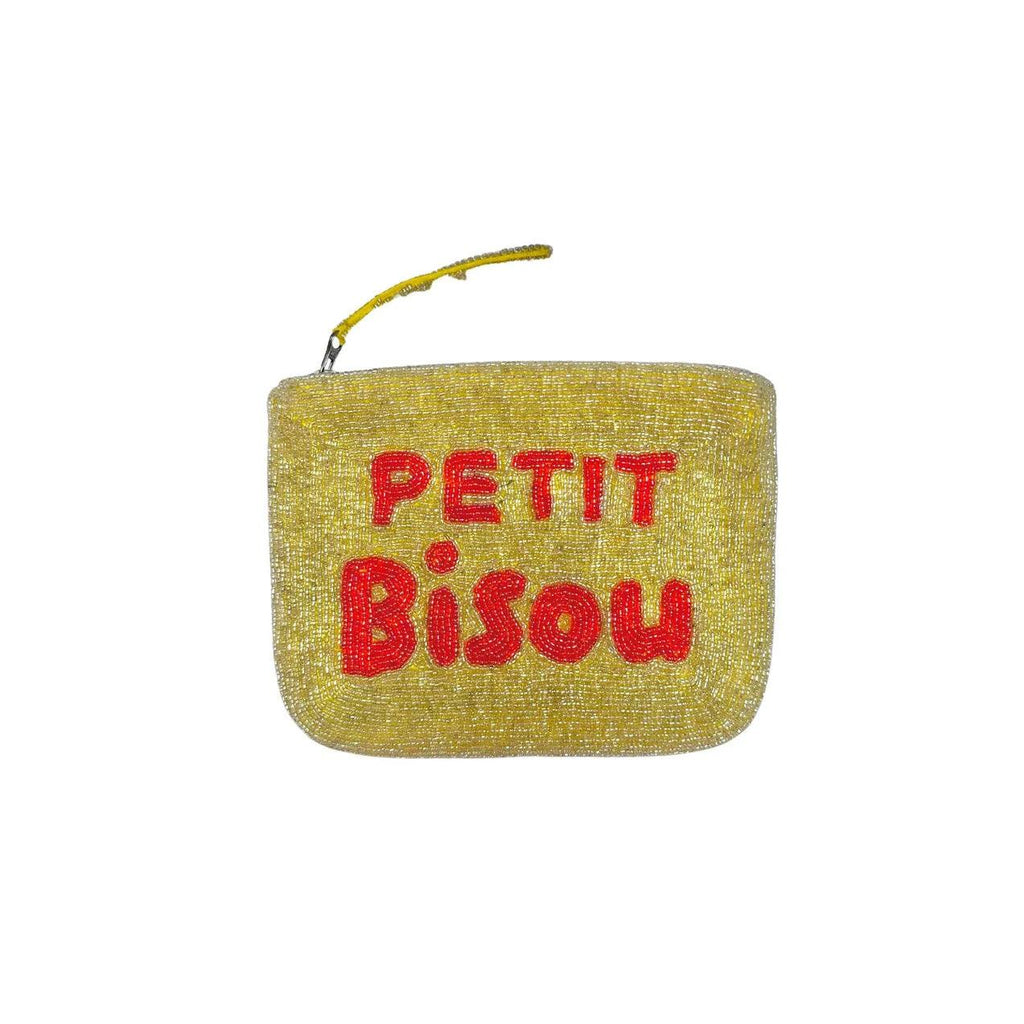 Petit Bisou Beaded Mini Purse | Gold Red - Rose St Trading Co