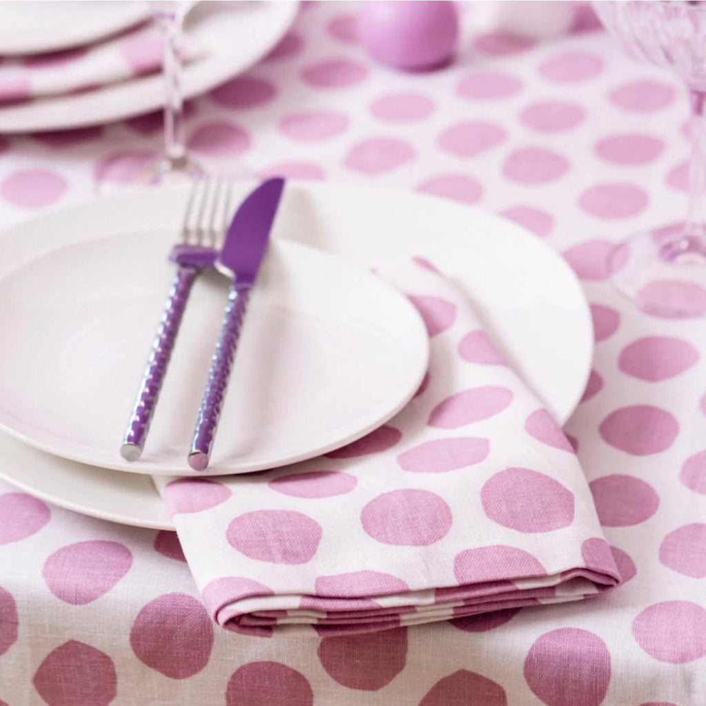 Bright Threads  Polka Dot Napkin | Lilac available at Rose St Trading Co