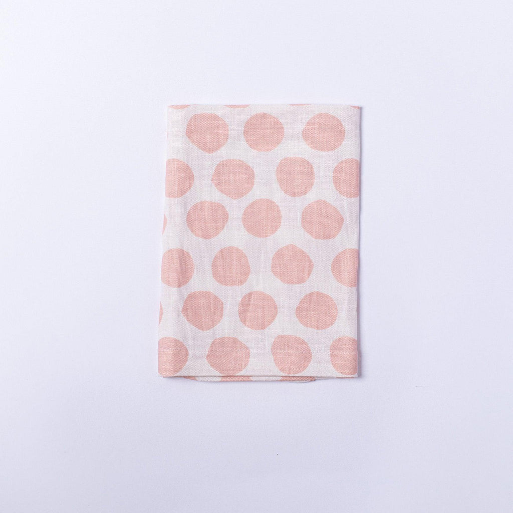 Bright Threads  Polka Dot Napkin | Tulle Pink available at Rose St Trading Co
