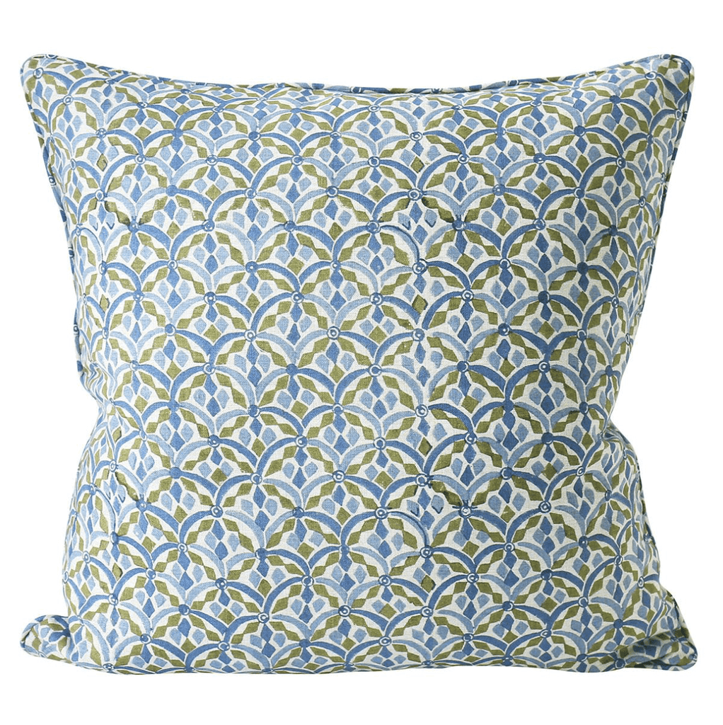 Walter G  Positano Moss Linen Cushion available at Rose St Trading Co