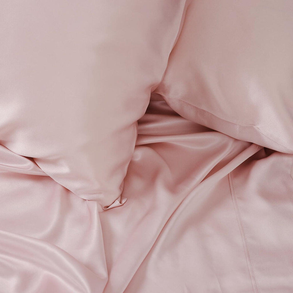 Silk Magnolia  Pure Silk Pillowcase | Peony Pink available at Rose St Trading Co