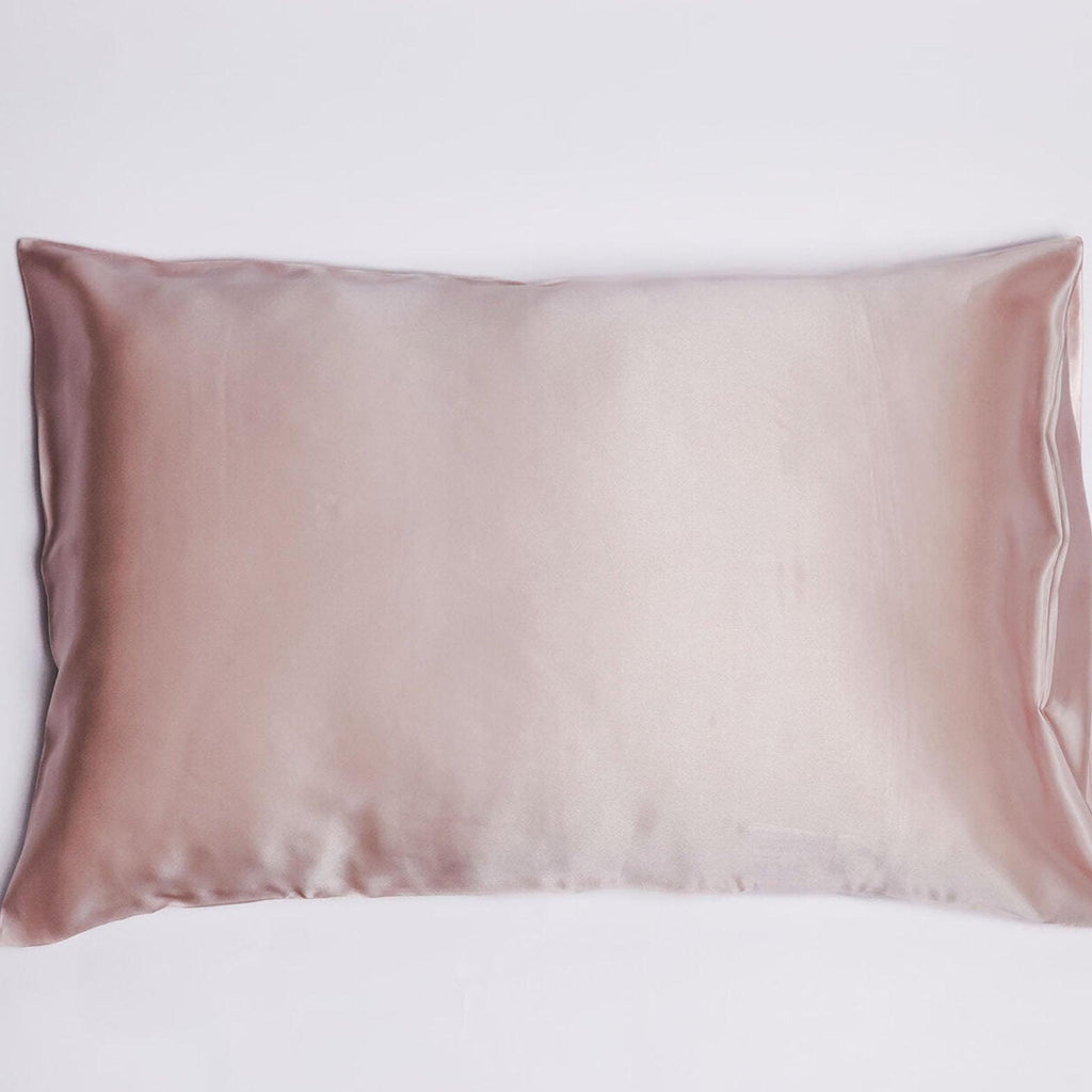 Silk Magnolia  Pure Silk Pillowcase | Peony Pink available at Rose St Trading Co