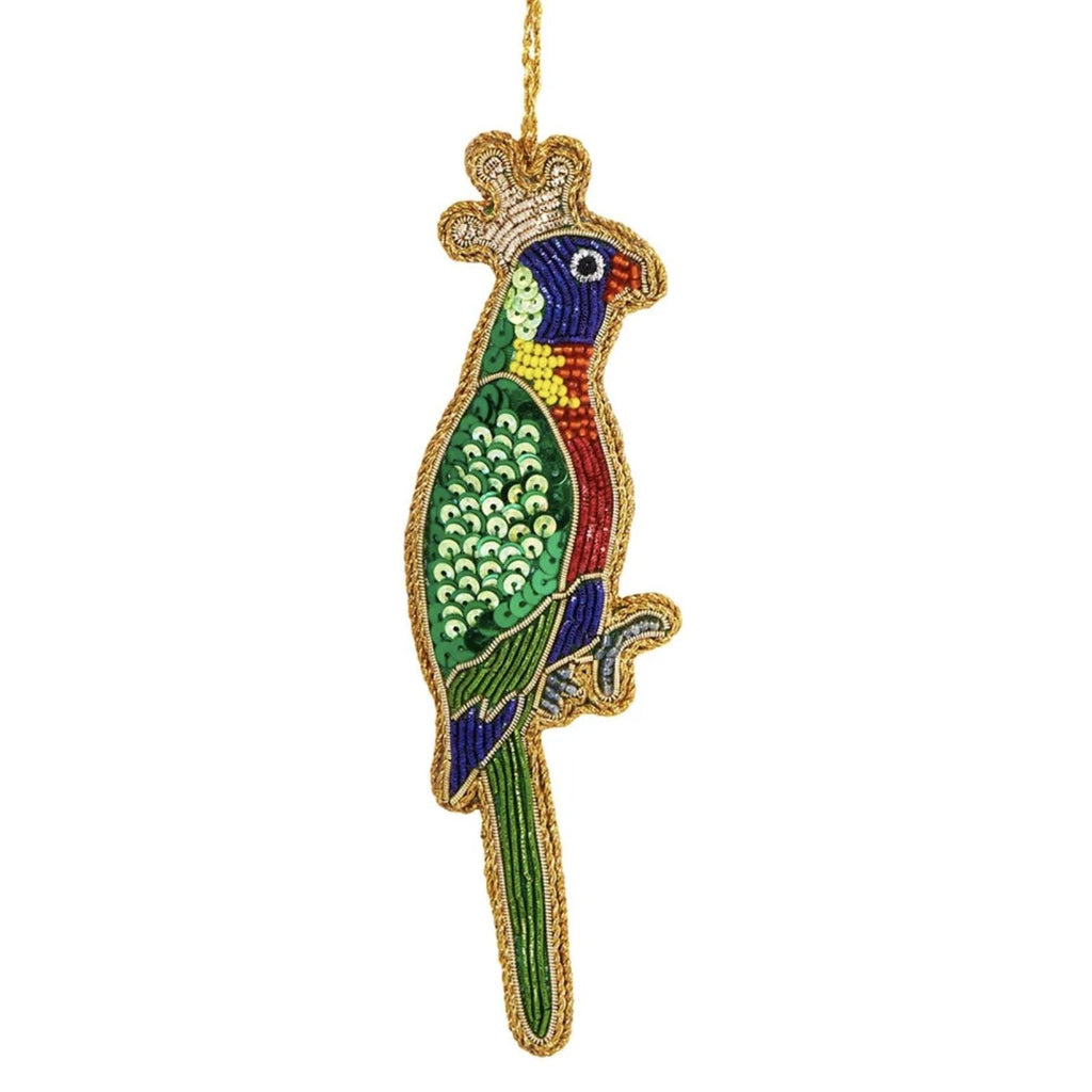 RSTC  Queen Lorikeet Sequin Tree Decoration available at Rose St Trading Co