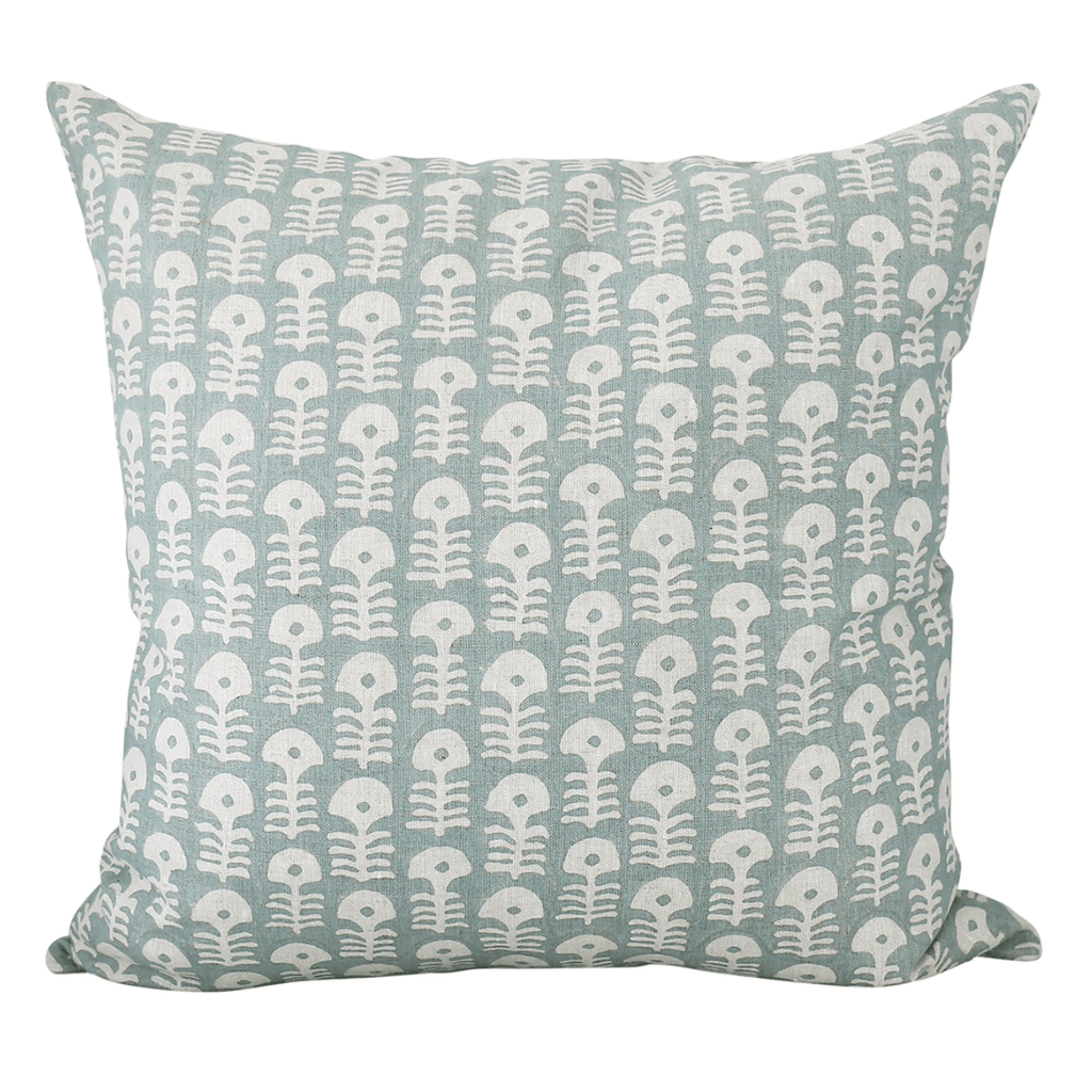 Walter G  Raj Celadon Linen Cushion available at Rose St Trading Co