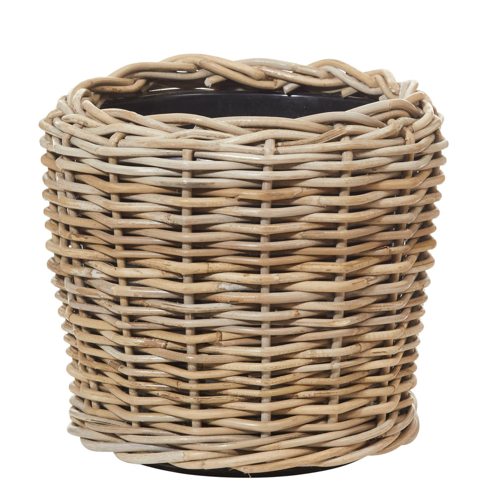 RSTC  Rattan Pot with Tub | 35cm available at Rose St Trading Co