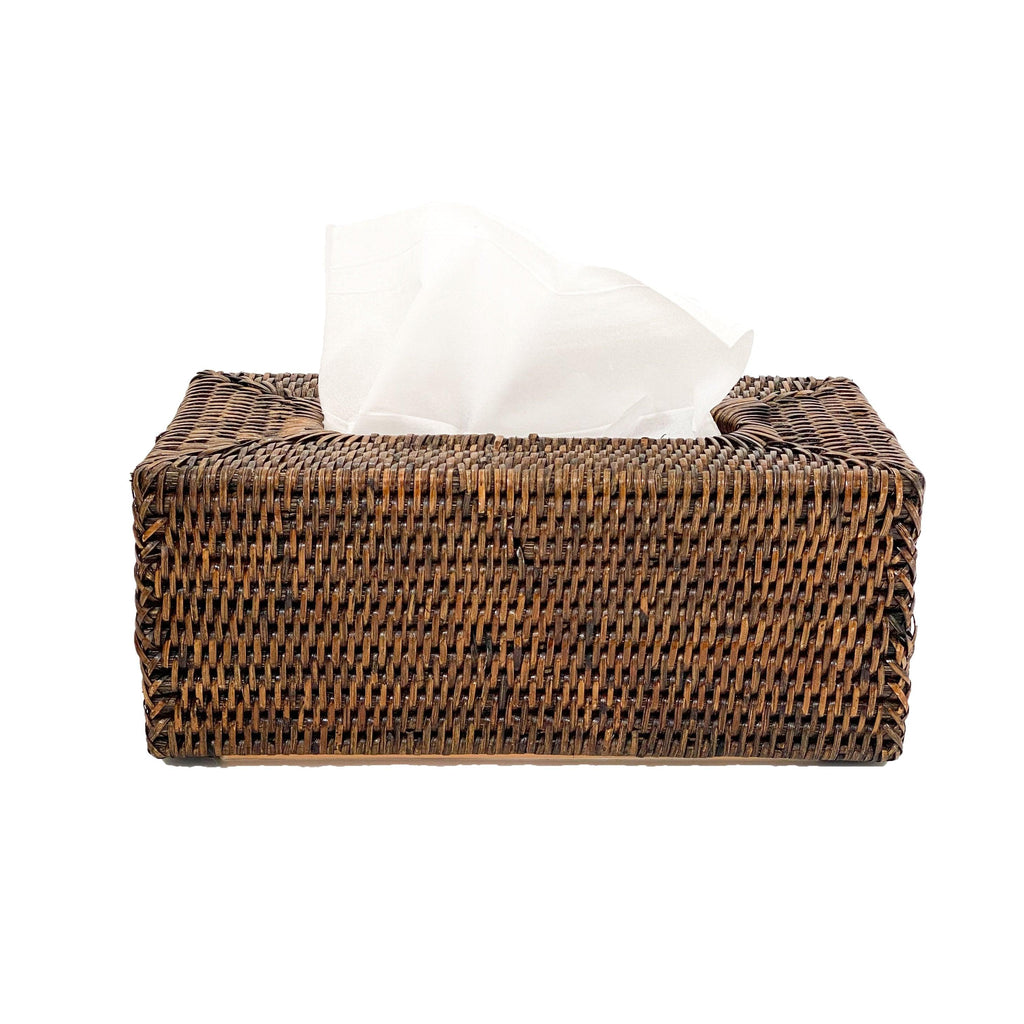 RSTC  Rect Tissue Box Holder | Antique available at Rose St Trading Co