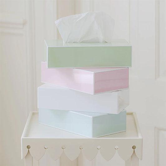 Addison Ross  Rectangular Tissue Box | Light Pink available at Rose St Trading Co