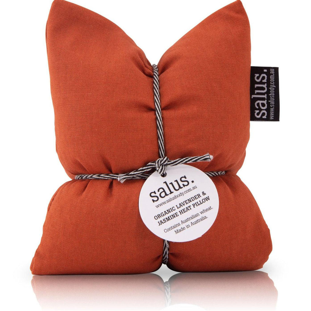 SALUS  Red Botanical Lavender & Jasmine Heat Pillow available at Rose St Trading Co