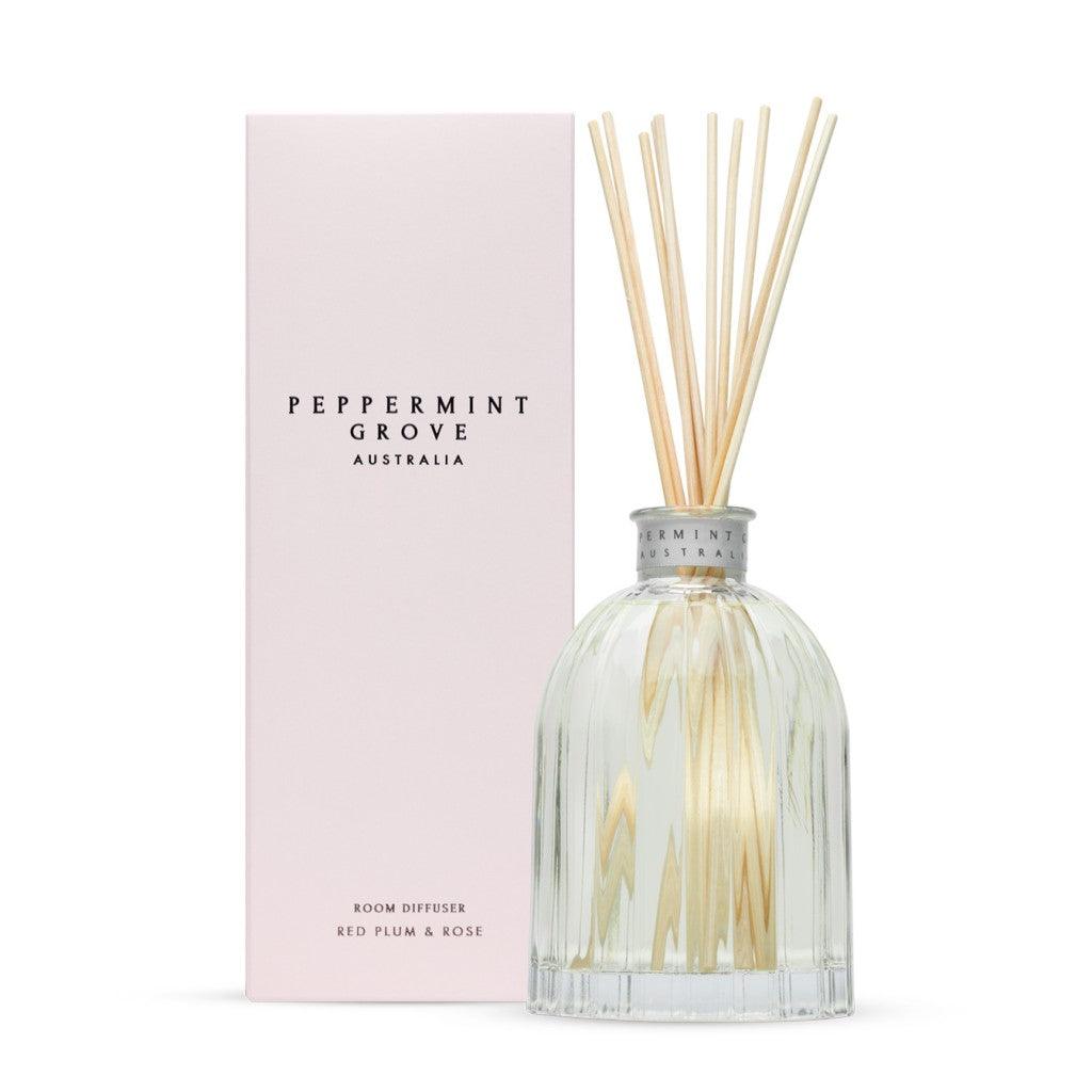 Peppermint Grove  Red Plum + Rose | Diffuser available at Rose St Trading Co