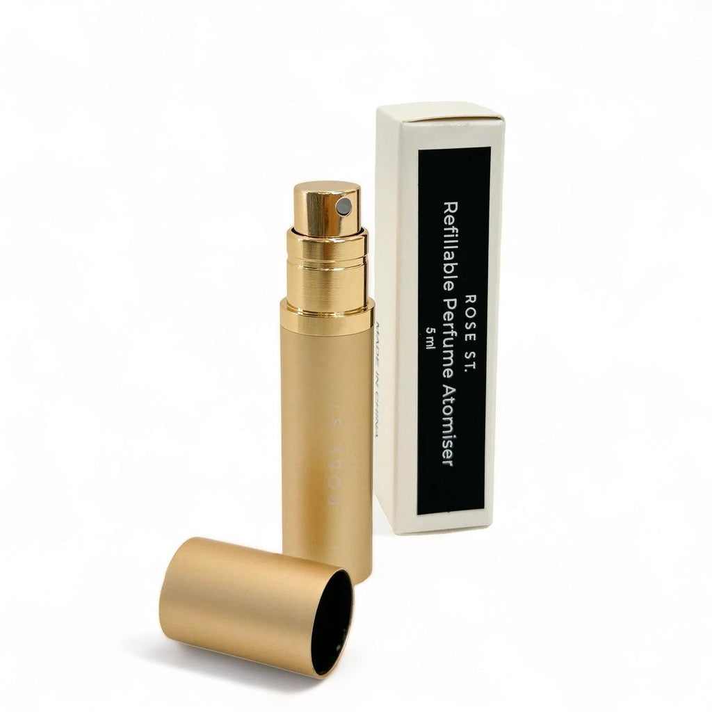 Refillable Perfume Atomiser | Gold - Rose St Trading Co