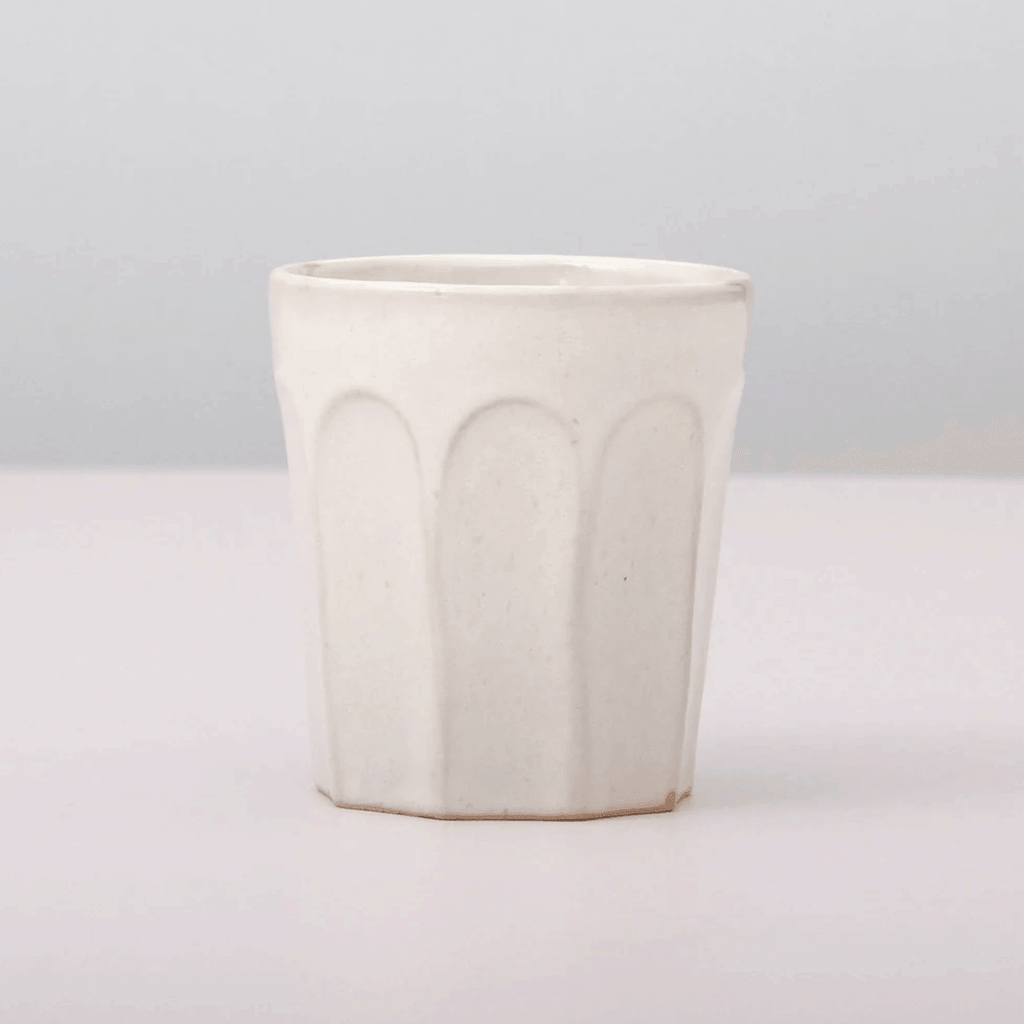 Indigo Love Collectors  Ritual Latte Cup | Off White available at Rose St Trading Co