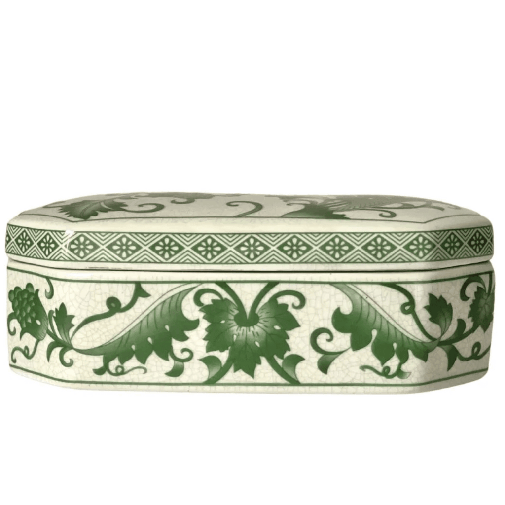 C.A.M.  Riveria Fiore Trinket Box | Emerald available at Rose St Trading Co