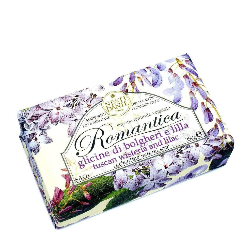 Nesti Dante  Romantica Wisteria & Lilac Soap available at Rose St Trading Co