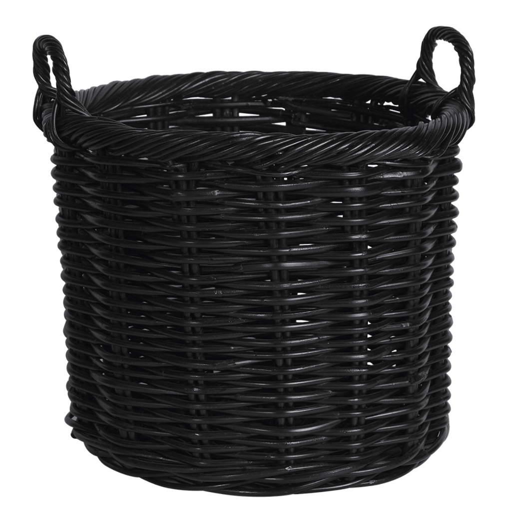 RSTC  Round Baskets Black | 3 sizes available at Rose St Trading Co