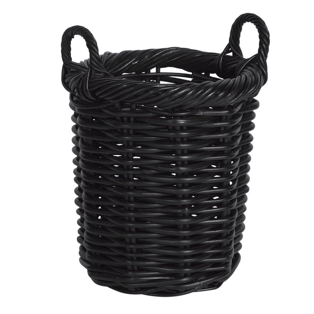 RSTC  Round Baskets Black | 3 sizes available at Rose St Trading Co