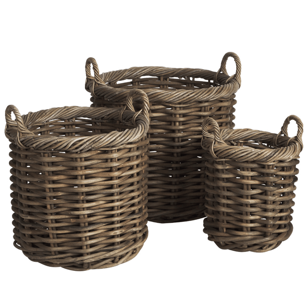 RSTC  Round Baskets | 3 sizes available at Rose St Trading Co