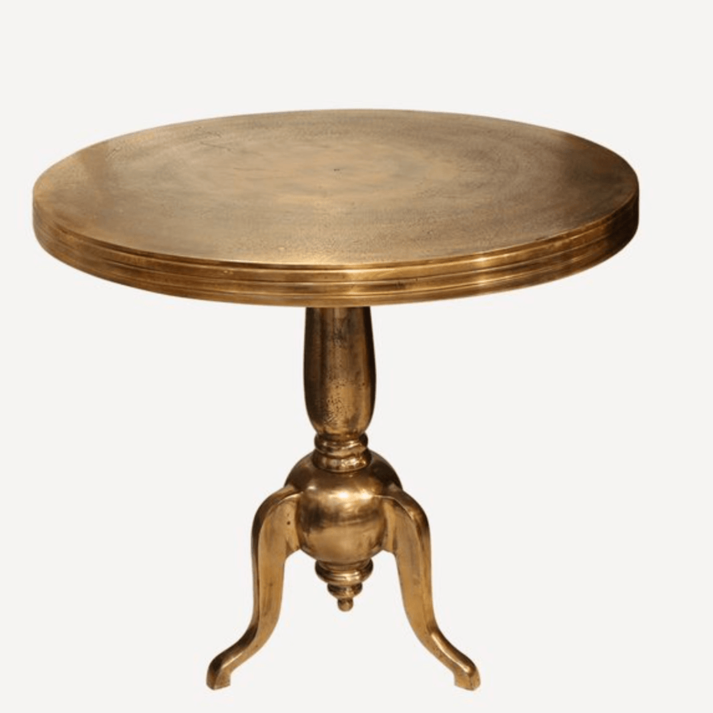 RSTC  Round Occasional Table | Gold available at Rose St Trading Co