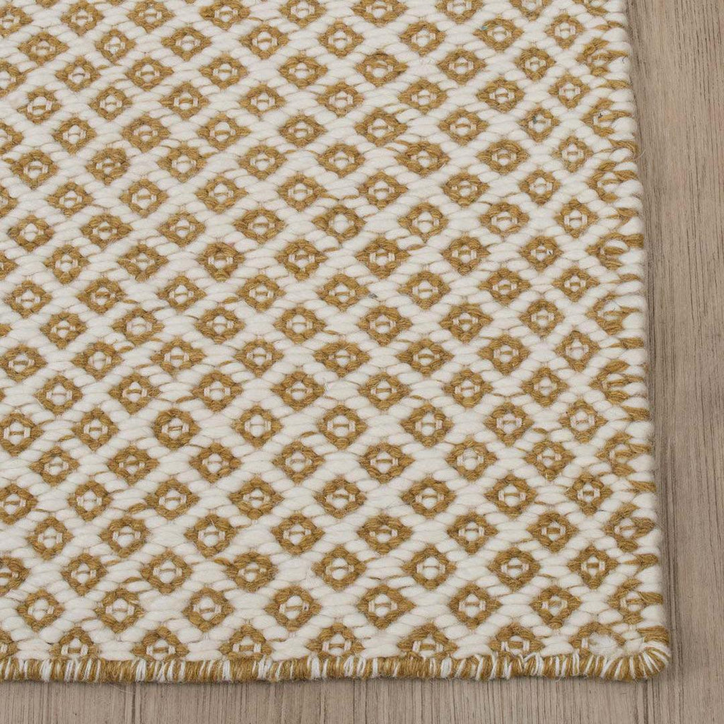 The Rug Collection  Rubick Rug | Honey/Ivory available at Rose St Trading Co