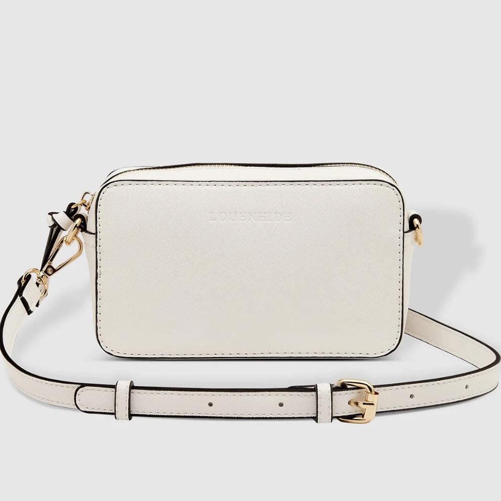 Louenhide  Rubix Crossbody Bag | White available at Rose St Trading Co