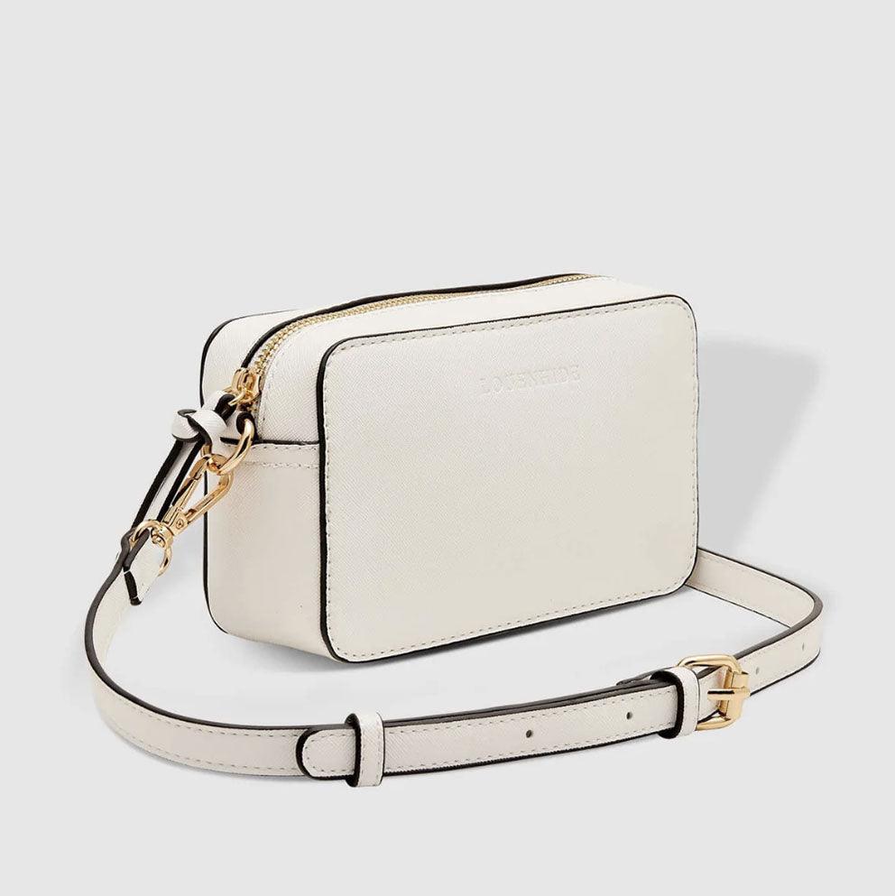 Louenhide  Rubix Crossbody Bag | White available at Rose St Trading Co